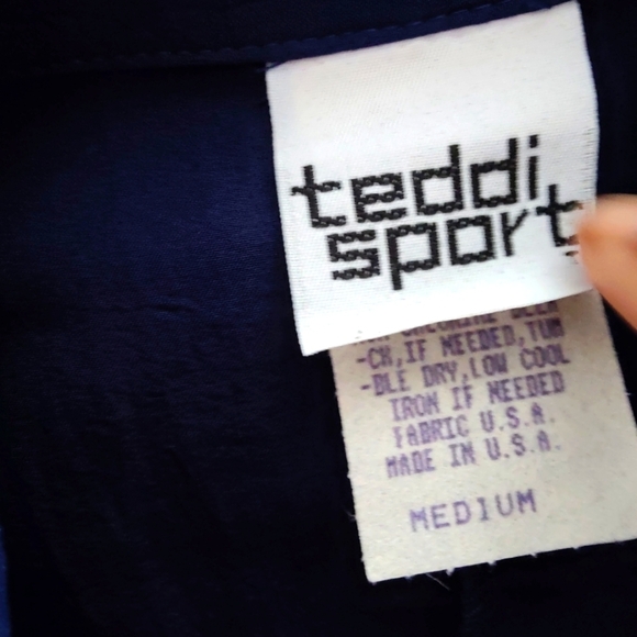 Vintage 80s Sportswear Pullover Top / Nautical Theme / Medium - Picture 7 of 7